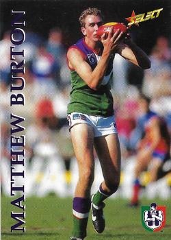 1995 Select AFL #420 Matthew Burton Front